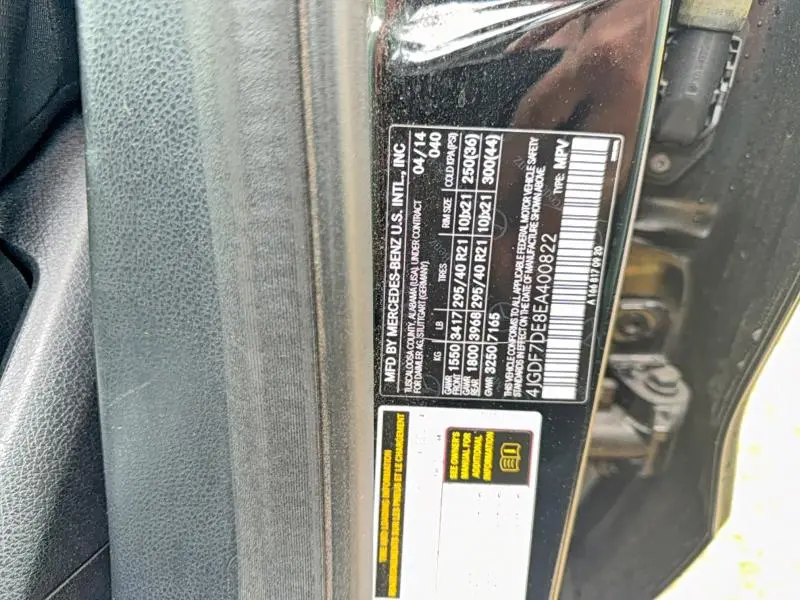 2014 MERCEDES-BENZ GL 550 4MATIC  