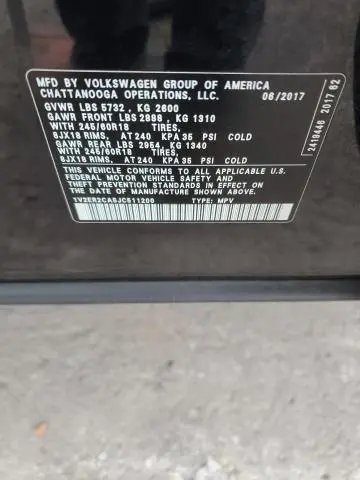 2018 VOLKSWAGEN ATLAS SEL  