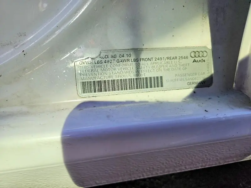 2010 AUDI A4 PREMIUM PLUS  