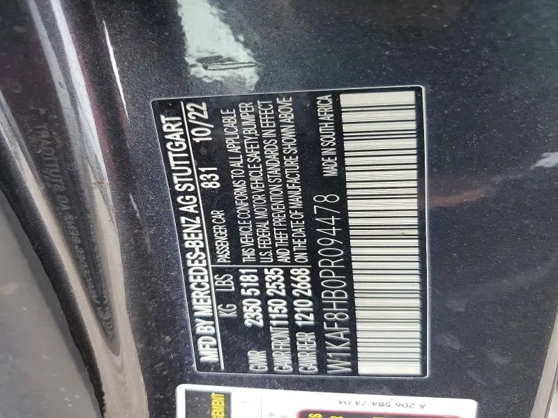 2023 MERCEDES-BENZ C 43 AMG  