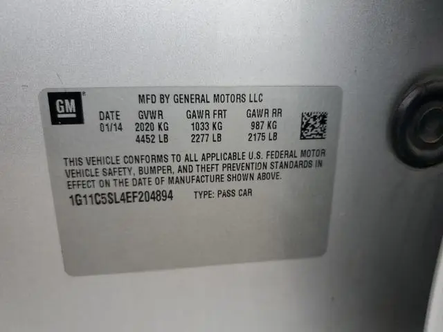 2014 CHEVROLET MALIBU 1LT  