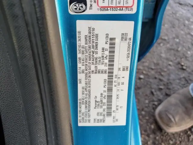 2015 FORD FIESTA SE  