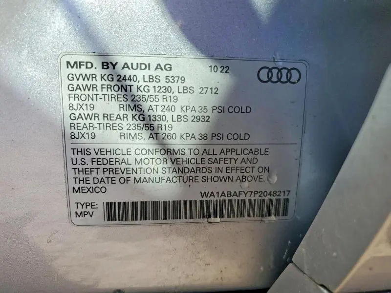 2023 AUDI Q5 PREMIUM 40  