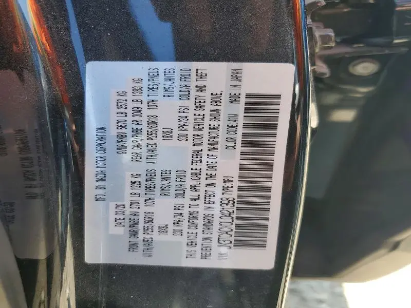 2020 MAZDA CX-9 TOURING  