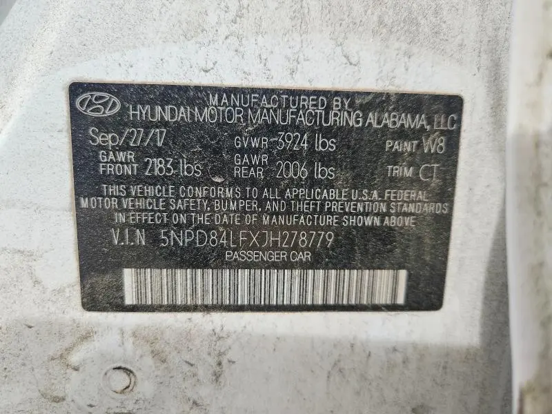 2018 HYUNDAI ELANTRA VALUE EDITION  