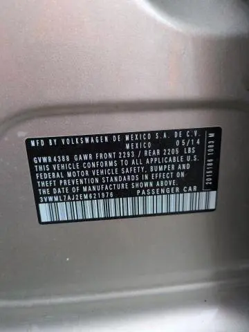 2014 VOLKSWAGEN JETTA TDI  