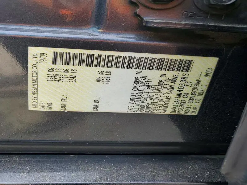 2010 NISSAN ALTIMA   