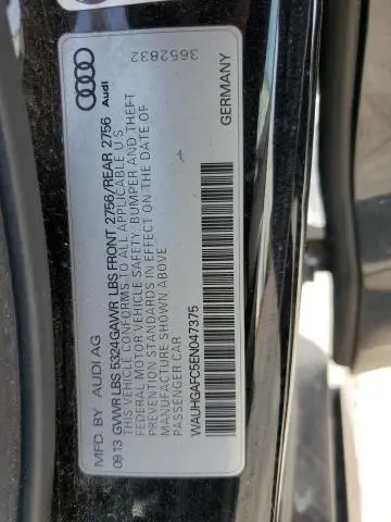 2014 AUDI A6 PRESTIGE  