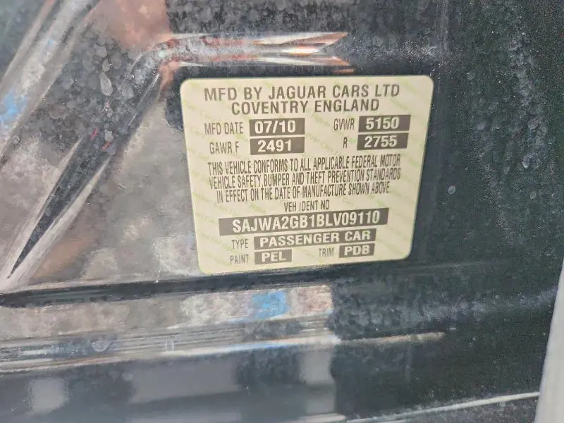2011 JAGUAR XJL   