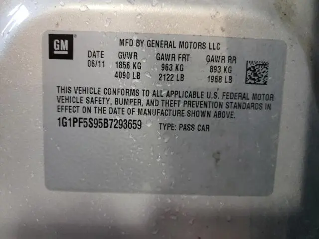 2011 CHEVROLET CRUZE LT