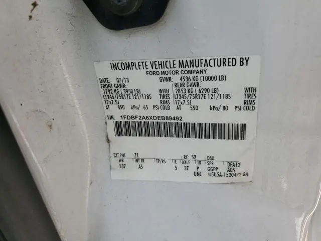 2013 FORD F250 SUPER DUTY  