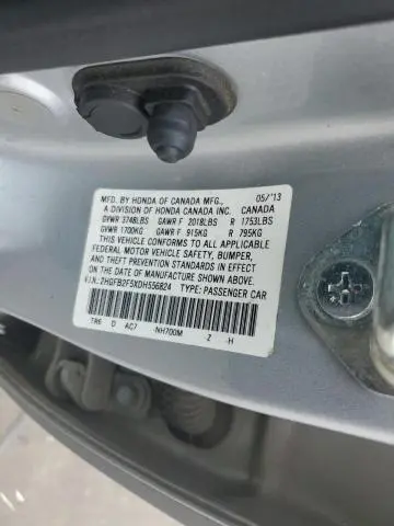 2013 HONDA CIVIC LX  