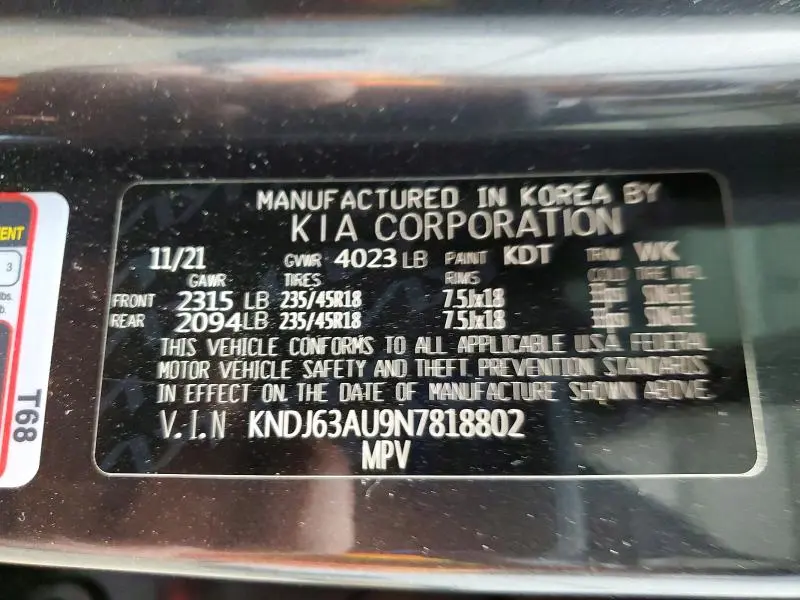 2022 KIA SOUL GT LINE  