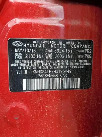 2017 HYUNDAI ELANTRA SE  