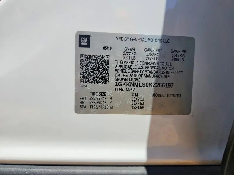 2019 GMC ACADIA SLT-1  