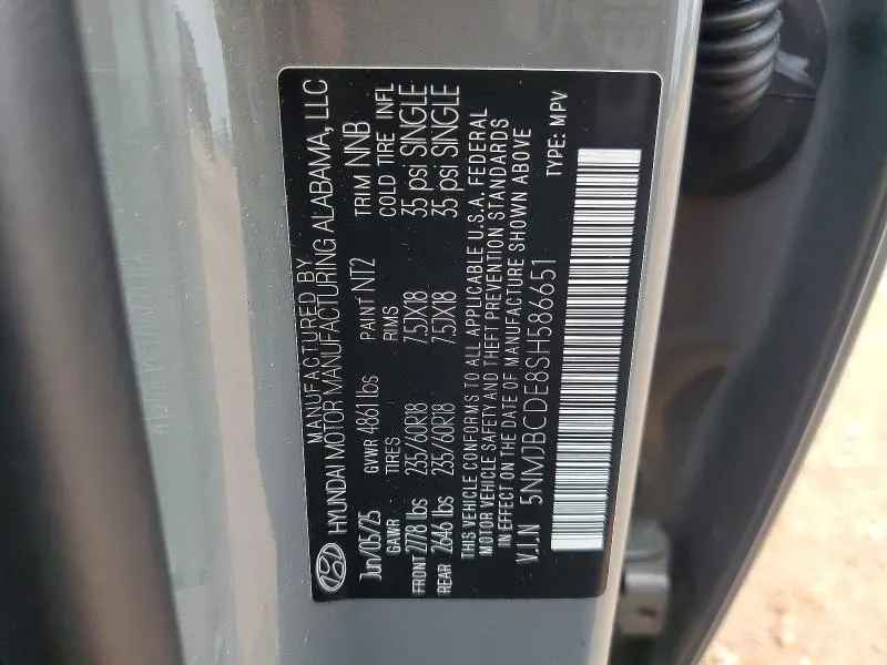 2025 HYUNDAI TUCSON SEL  