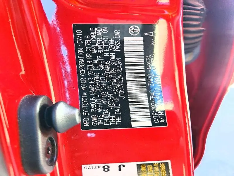 2010 TOYOTA PRIUS II  