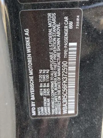 2015 BMW 435 XI  