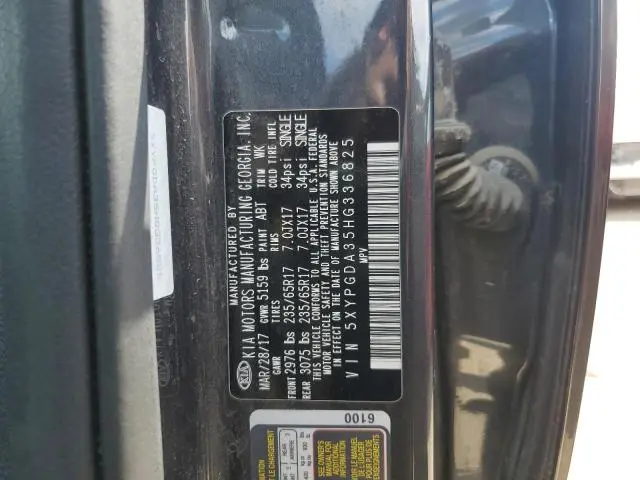 2017 KIA SORENTO LX  