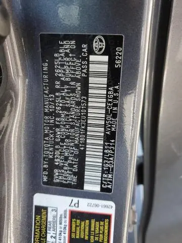 2014 TOYOTA CAMRY HYBRID  