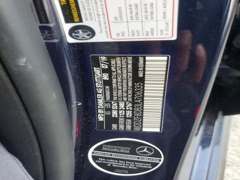 2020 MERCEDES-BENZ E 350  