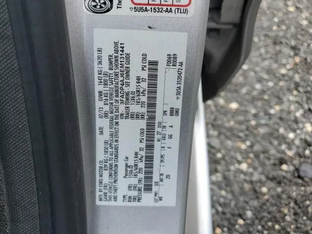 2014 FORD FIESTA S  