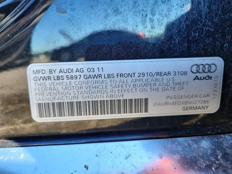 2011 AUDI A8 L QUATTRO  