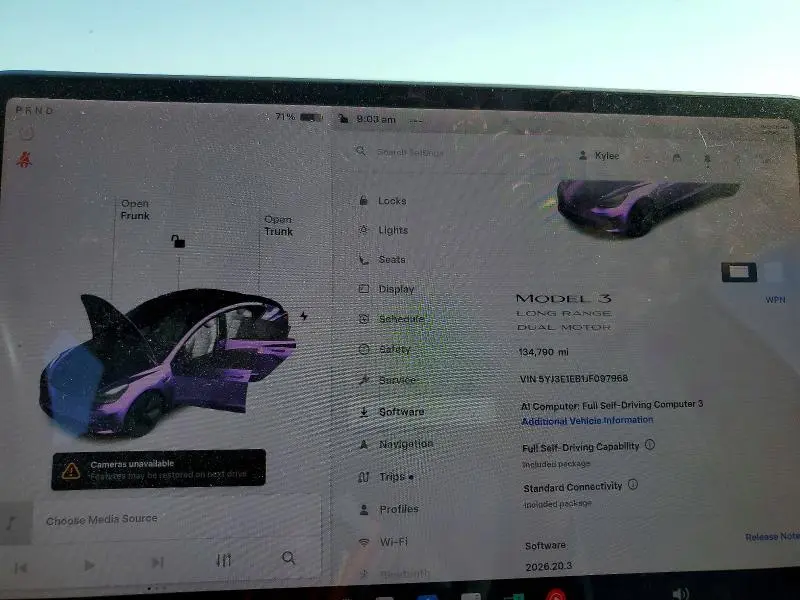 2018 TESLA MODEL 3   