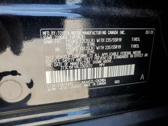 2020 TOYOTA RAV4 XLE PREMIUM
