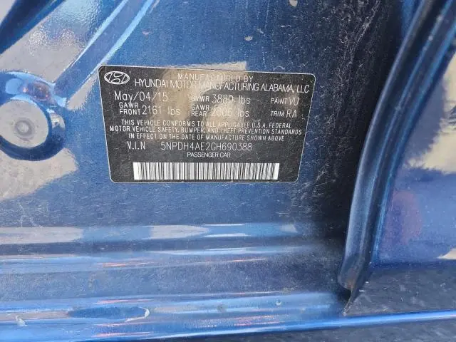 2016 HYUNDAI ELANTRA SE  