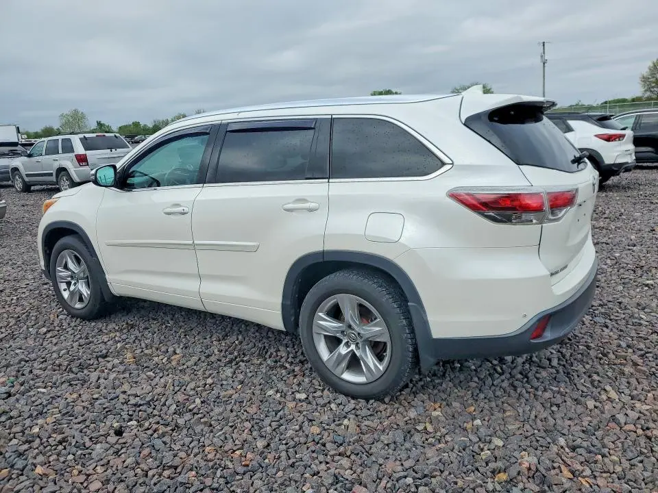 2016 TOYOTA HIGHLANDER LIMITED PLATINUM  
