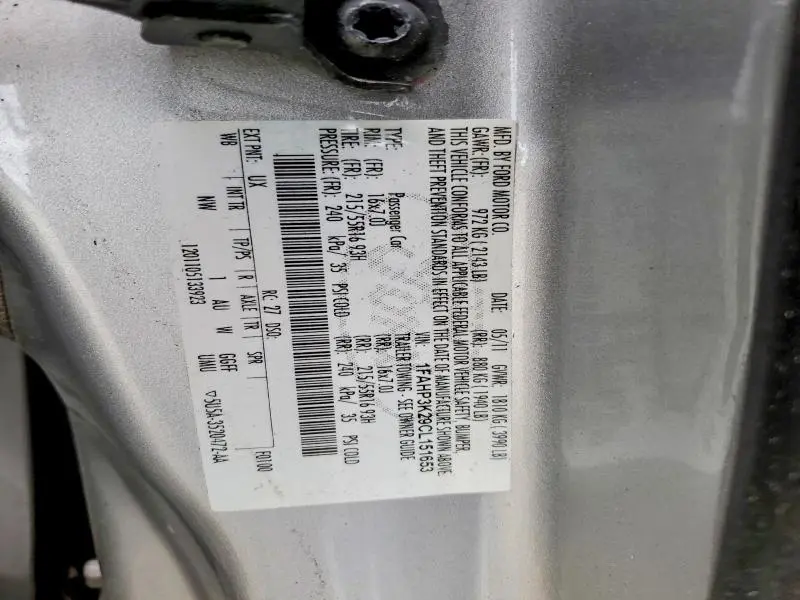 2012 FORD FOCUS SE  