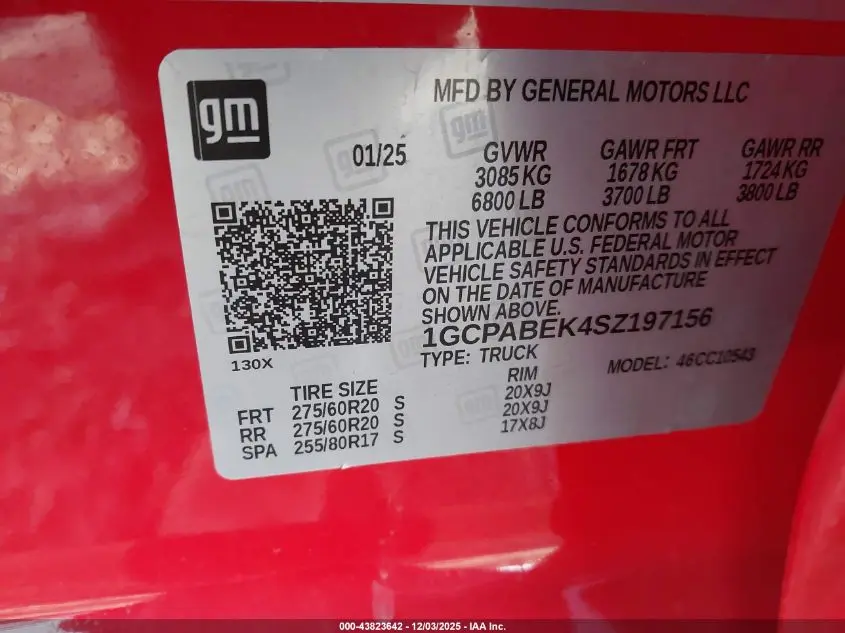 2025 CHEVROLET SILVERADO 1500 2WD  SHORT BED CUSTOM