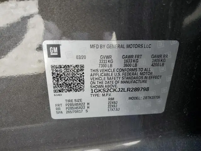 2020 GMC YUKON DENALI  
