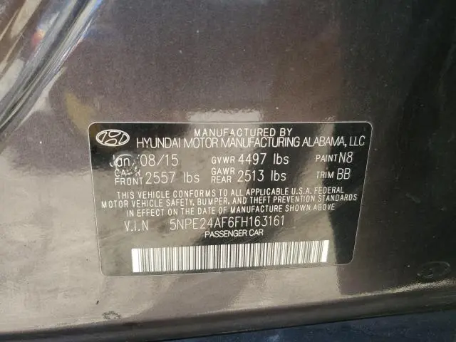 2015 HYUNDAI SONATA SE  