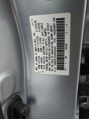 2017 HONDA ACCORD SPORT  