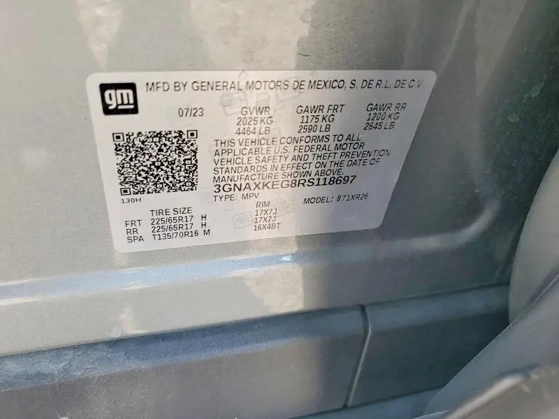 2024 CHEVROLET EQUINOX LT  
