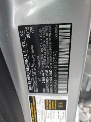 2016 MERCEDES-BENZ C 300 4MATIC  