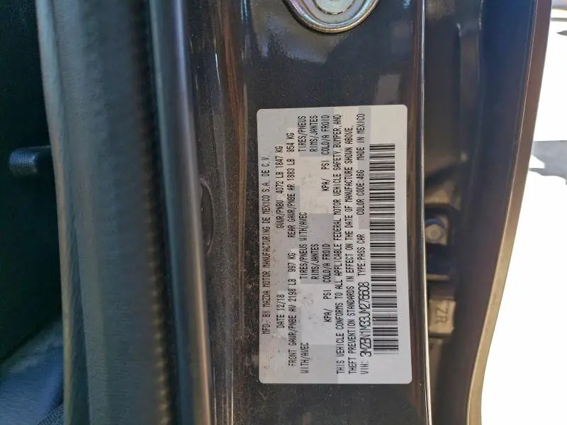 2018 MAZDA 3 GRAND TOURING  