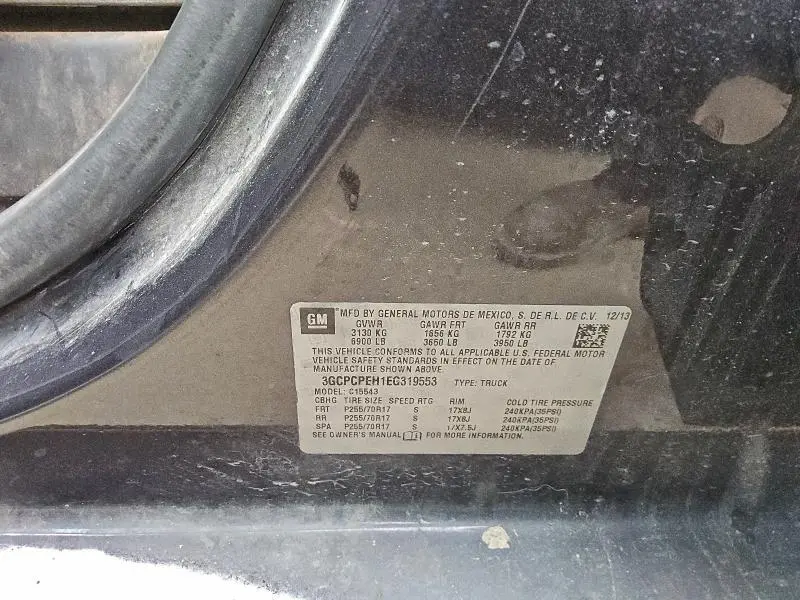 2014 CHEVROLET SILVERADO C1500  