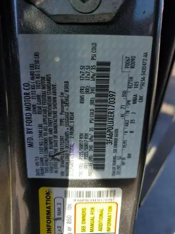 2014 FORD FUSION SE HYBRID  