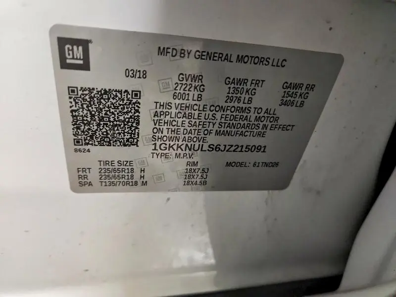 2018 GMC ACADIA SLT-1  