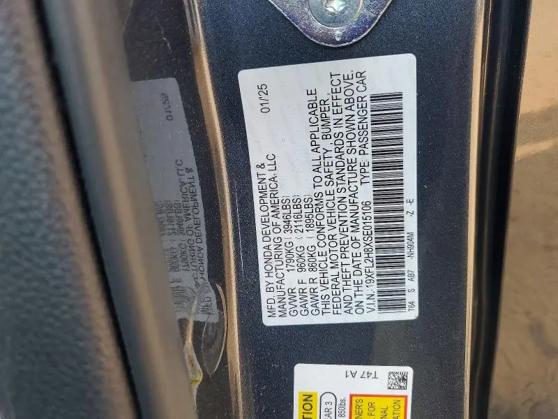 2025 HONDA CIVIC SPORT  