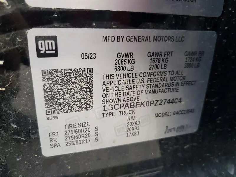 2023 CHEVROLET SILVERADO C1500 CUSTOM  