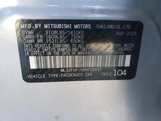 2024 MITSUBISHI MIRAGE G4 ES  