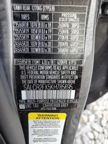 2019 LAND ROVER DISCOVERY SPORT HSE  