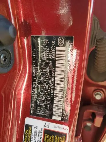 2017 TOYOTA CAMRY LE  