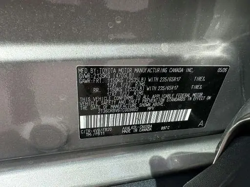 2026 TOYOTA RAV4 LE  
