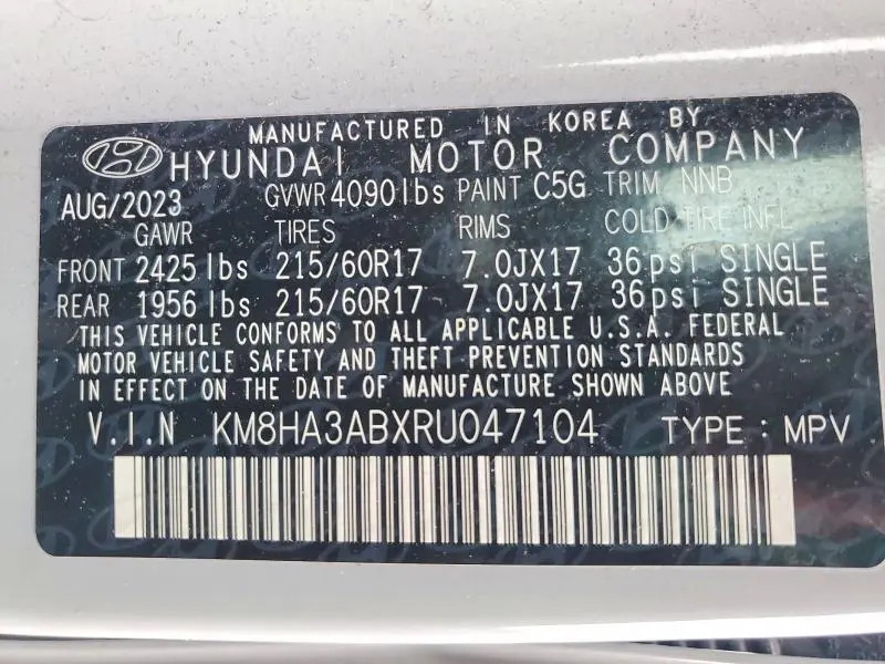 2024 HYUNDAI KONA SE  