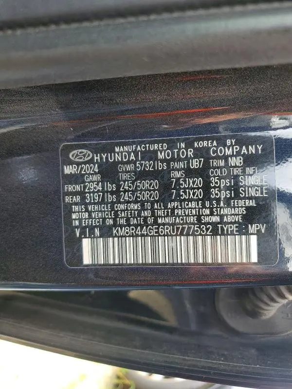 2024 HYUNDAI PALISADE SEL PREMIUM  